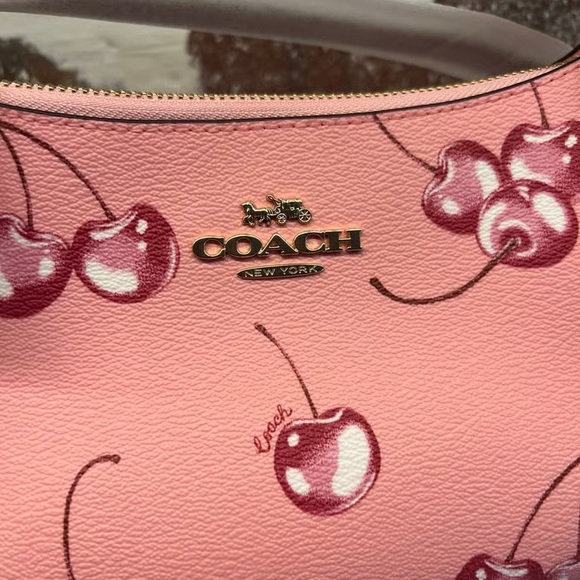 COACH Teri Shoulder Bag With Cherry Print CR290 - Picture 3 of 5